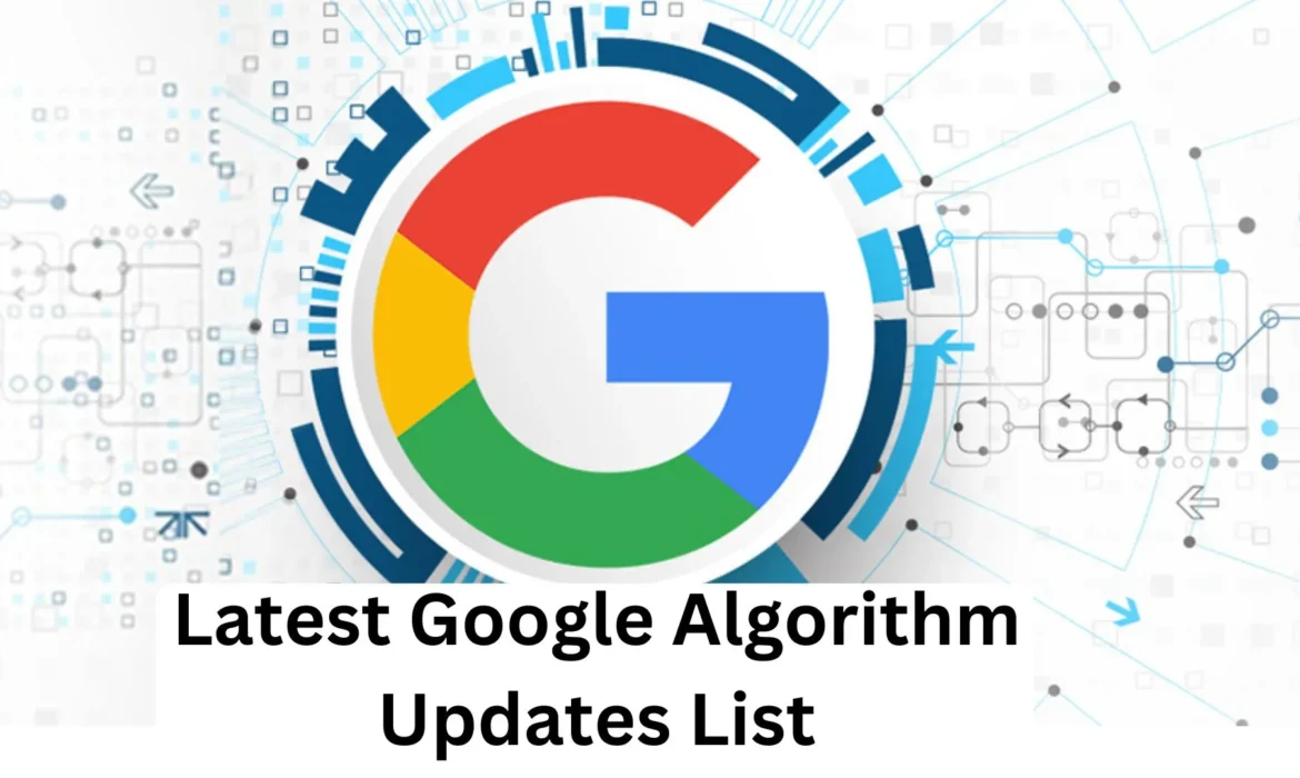 Latest Google Algorithm Updates List-Punjabit.co
